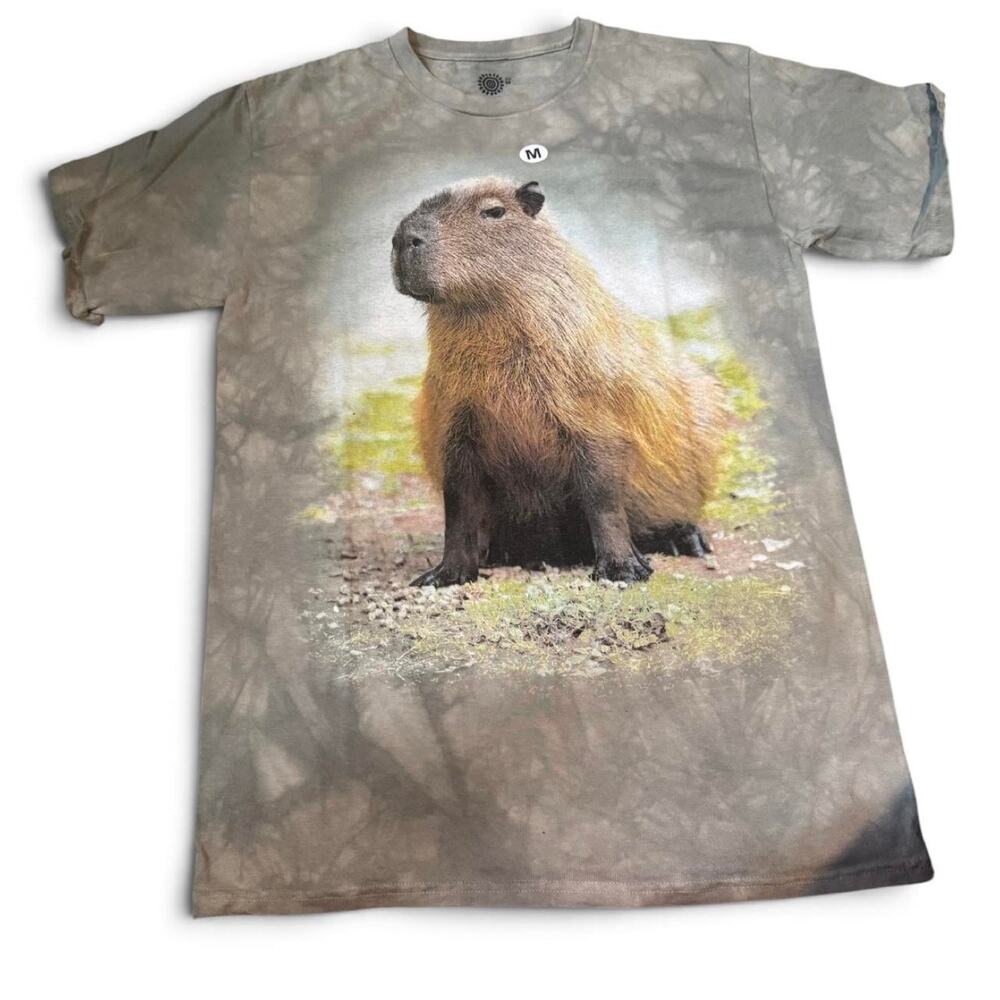 The Mountain Capybara San Diego Zoo Tie-Dye T-Shirt Medium NWOT